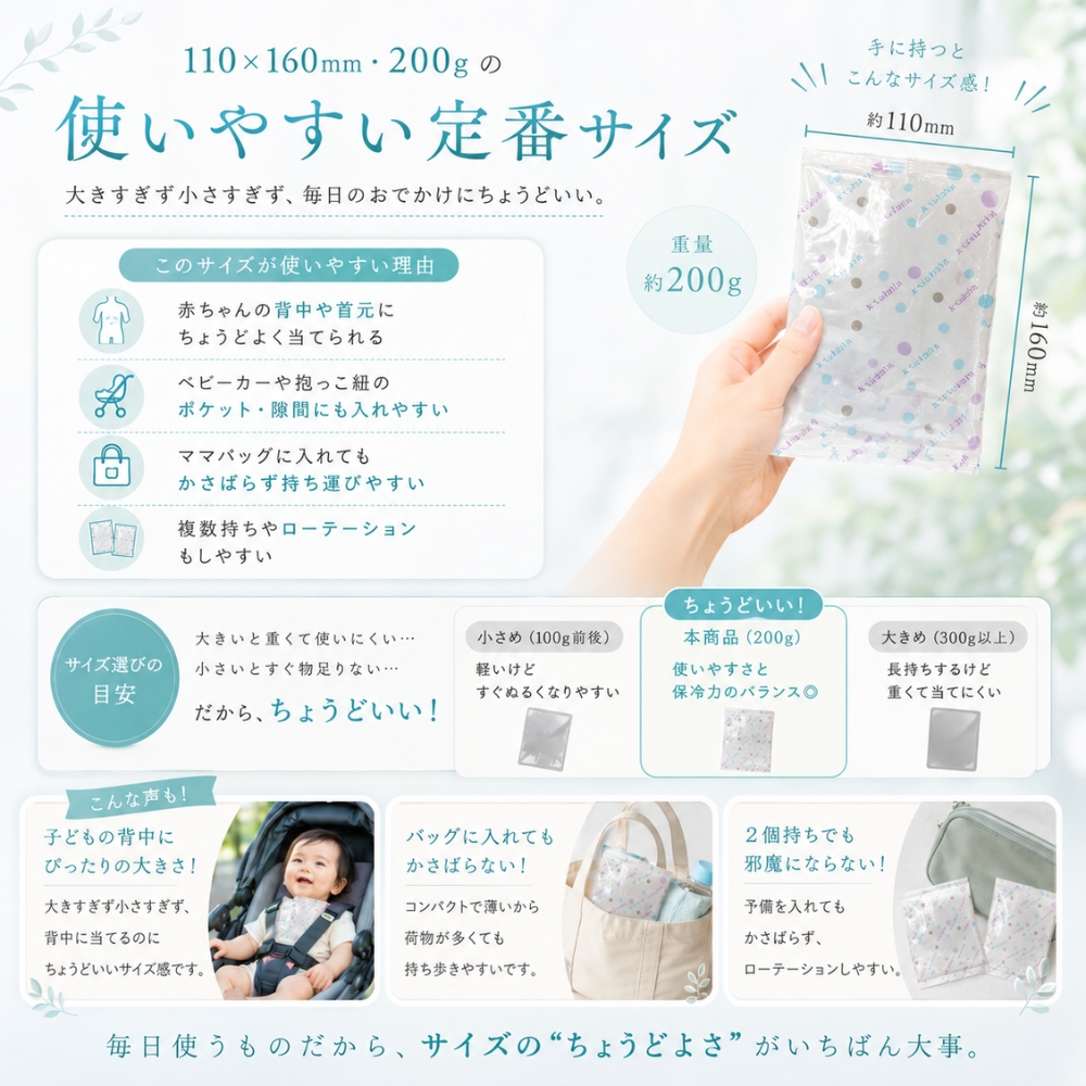 不凍 保冷剤 シャーベットタイプ 200g | 業務用・個人用保冷ボックスの