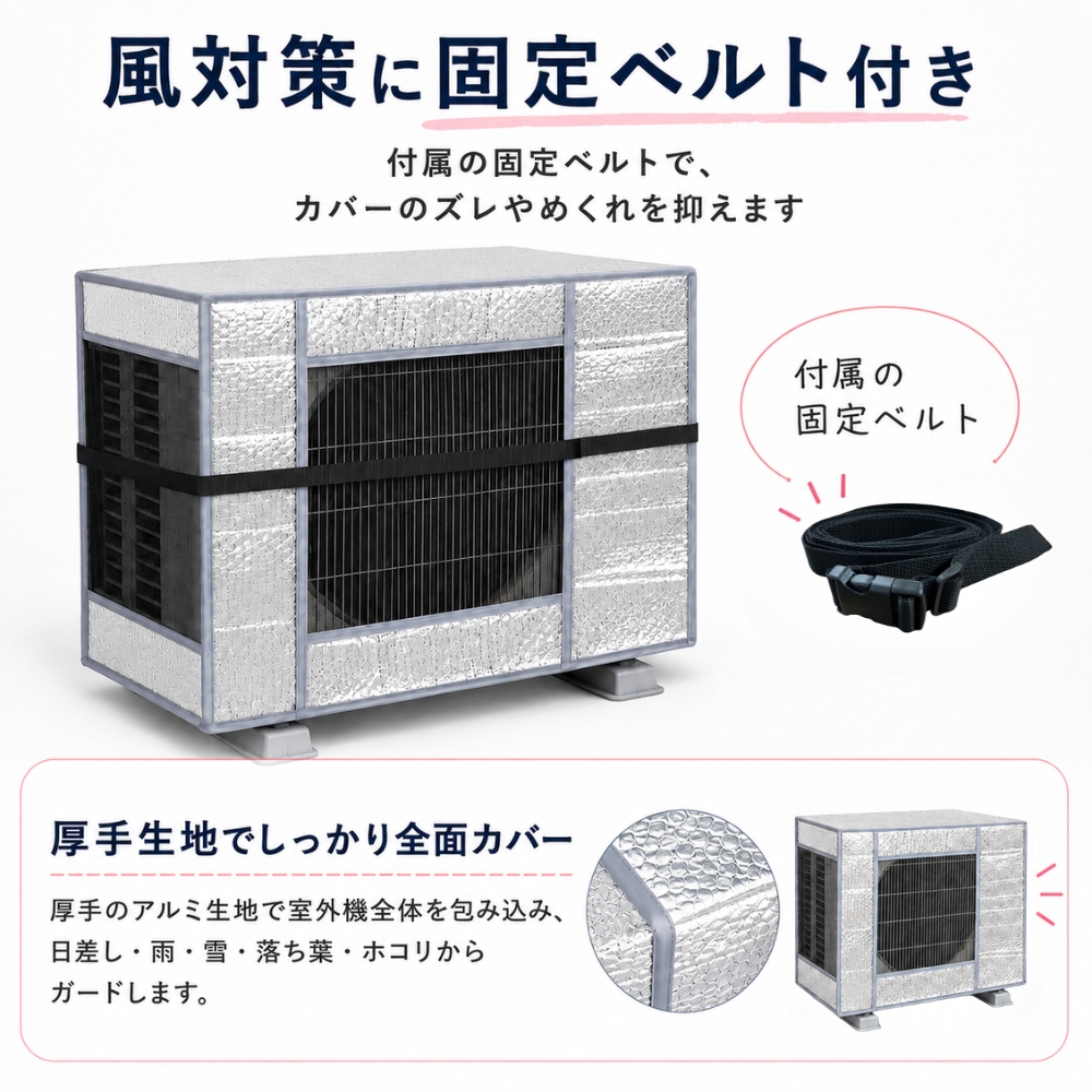 エアコン室外機カバー | 業務用・個人用保冷ボックスのサンヨウキ