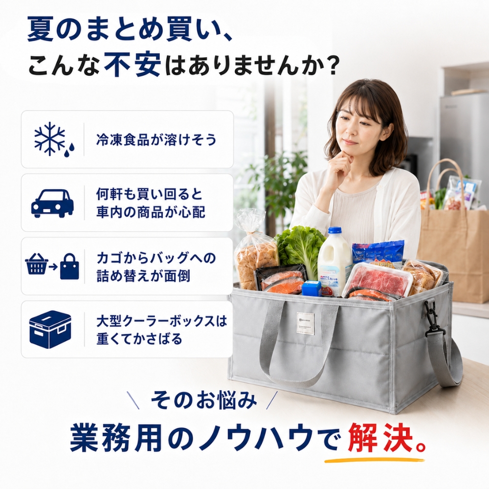 レジカゴごと入る 保冷バッグ 72L | 業務用・個人用保冷ボックスの
