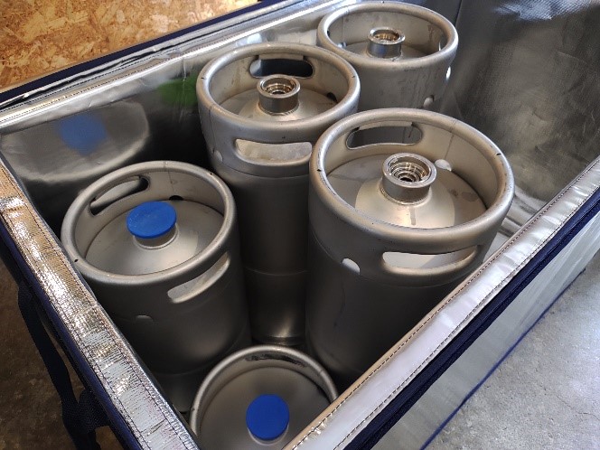 ビール樽配送用保冷ボックス