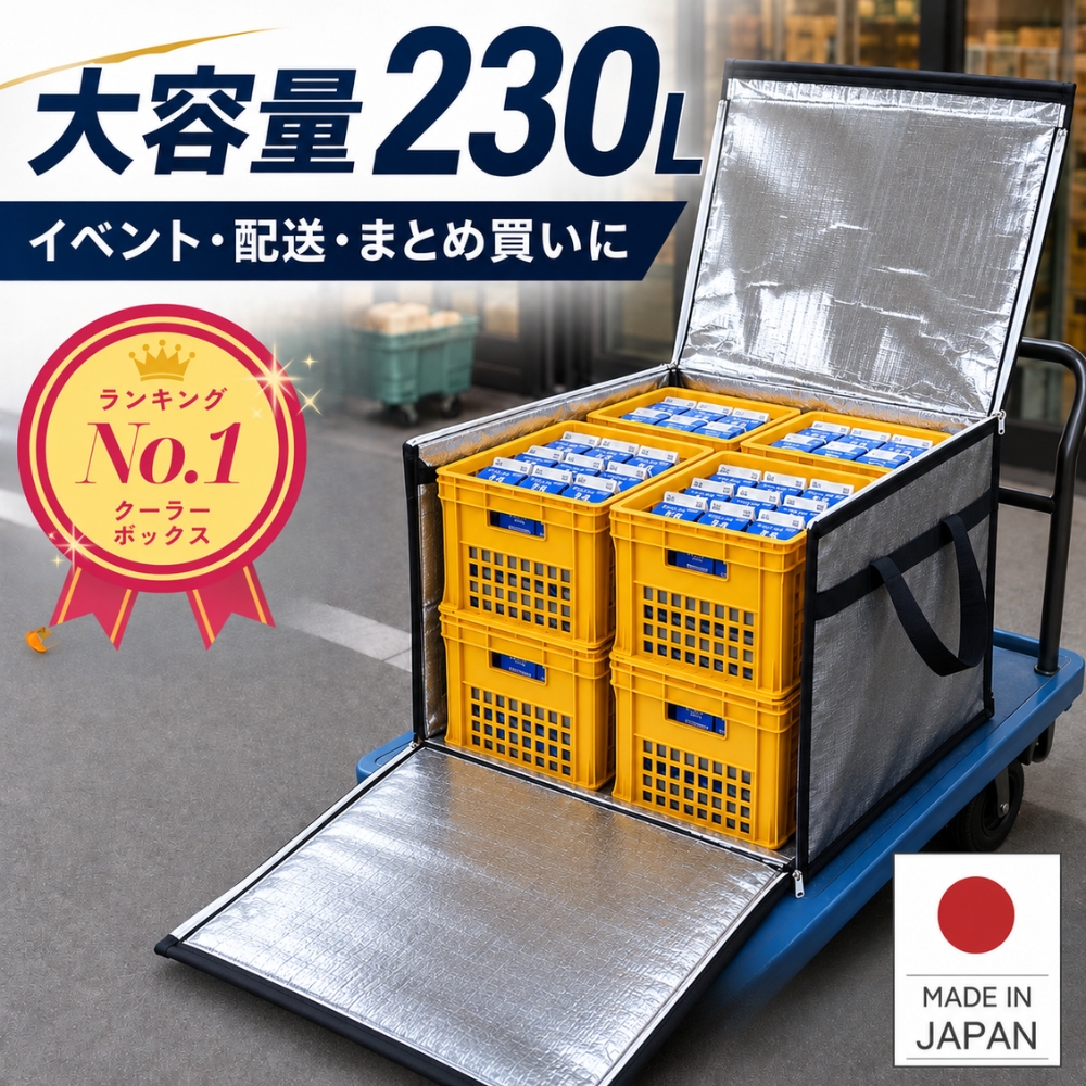 クレート用保冷ボックス 230L